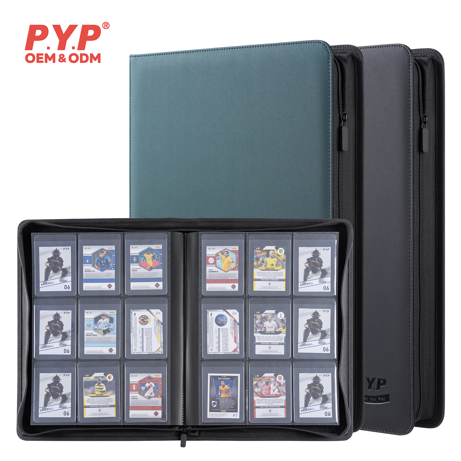 Semi-Rigid Card Saver Collectors Binder | 9 Pocket Trading Card Album | sport Card Binder