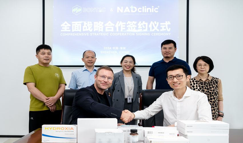 BONTAC and NADclinic Officially Reached Strategic Cooperation for a Healthier Tomorrow!