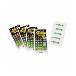 Professional Manufacturer Custom Printing Pull Tab Cards Lottery Tickets