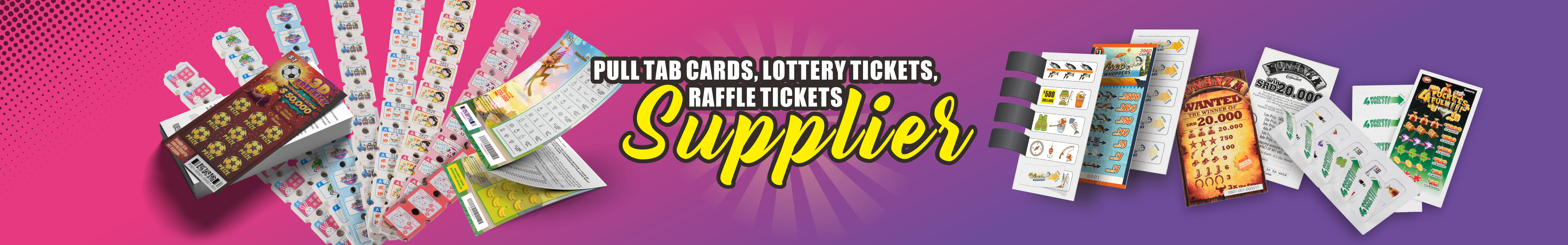 Gratta e Vinci | Biglietti della lotteria | Pull Tab Ticket Carte sigillo