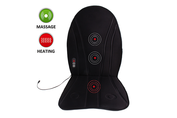 Electric Heated Seat Cushion Massager Car Seat Back Massage