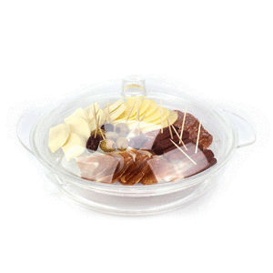 Multifunctional 3 Pieces Acrylic On Ice Serving Tray 