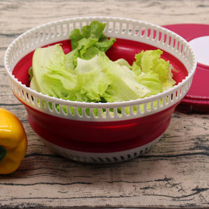 Convenient Collapsible salad spinner Vegetable Dryer Vegetable Spin Dryer
