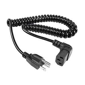 NEMA5-15P To C13 Powercords Powercables Splitter 4 UL CSA Coiled Powersets