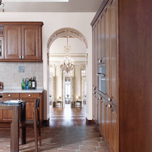Custom wood kitchen cabinets design