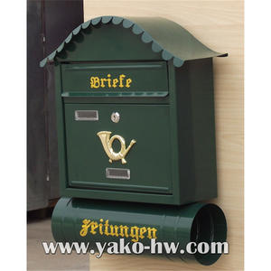Mounted mailbox |  Lockable mailbox |Garden mailbox