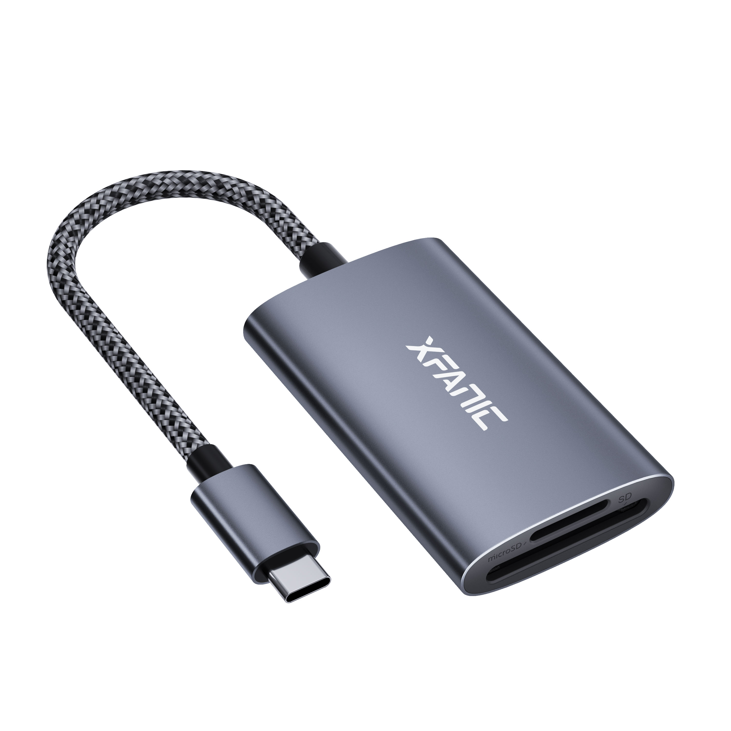 2合1 USB-A&C 双接口 SD/TF 4.0 读卡器