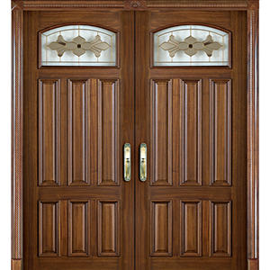 custom-made Wooden glass door,solid wood door, preferred BuilDec