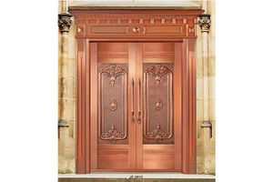 fashion Double entry doors,Copper Door, preferred BuilDec, experienced