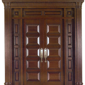 low price large entrance door, solid wood door, preferred BuilDec