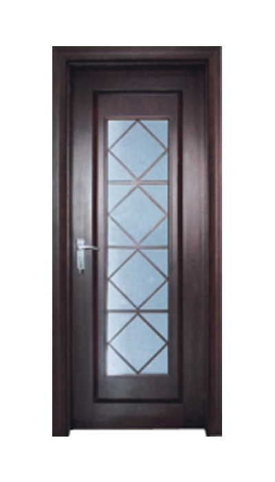 high quality glass basement door, semi-solid wood door, preferred BuilDec