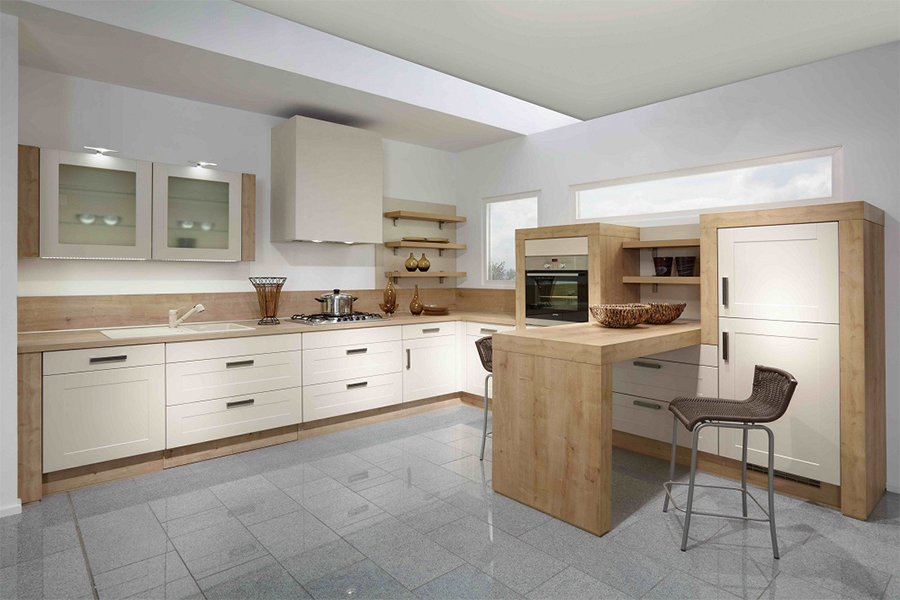 custom-made small kitchen ideas with a low price，factory