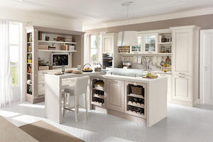 solid wood kitchen with a low price,provide a range of customized kitchen.