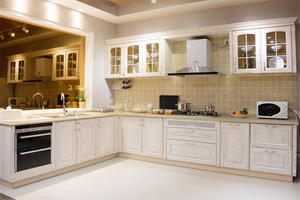 l shape kitchen with a low price,provide a range of customized kitchen.