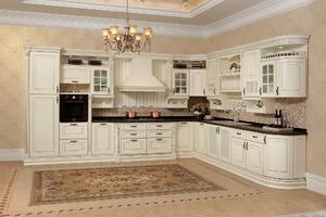 solid wood kitchen with a low price,provide a range of customized kitchen.