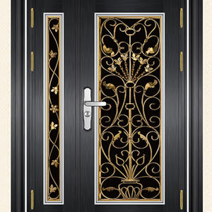 fashion outside door and frame brands, professional manufacture of security door