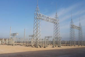 China Power Plant Structure,Switchyard steel structure ,power plant gantry structure manufacturer 