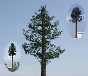 China Camouflage Telecom Poles and Palm Tree Monopole Tower, Bionic ,disguised tree supplier