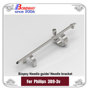 Philips 4D transvaginal transducer 3D9-3v biopsy needle guide, needle bracket