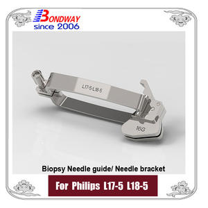 Stainless Steel Biopsy Needle Guide For Philips Linear Ultrasound Probe L17-5 L18-5, Needle Bracket, Biopsy Kits      