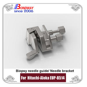 Hitachi Aloka Stainsteel Steel Reusable Biopsy Needle Bracket, Biopsy Guide For Convex Array Ultrasound Probe EUP-B514