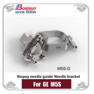 GE biopsy needle guide phased ultrasound transducer M5S, M5S-D, needle bracket