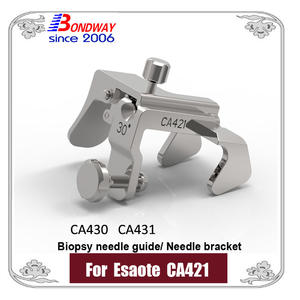 Esaote Stainless Steel Reusalbe Needle Bracket, Biopsy Needle Guide For Ultrasound Curved Array Probe CA421 CA430 CA431