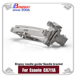 Esaote reusable biopsy needle bracket for convex transducer CA711A