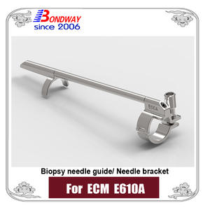 ECM biopsy Needle bracket, needle guide for ultrasound transducer E610A