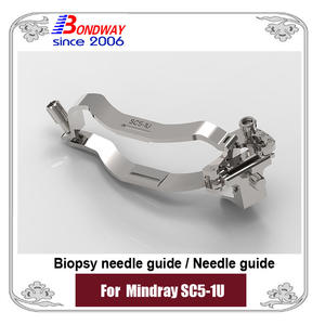 Reusable Biopsy Needle Bracket, Stainless Steel Needle Guide For Mindray Convex Ultrasonic Transducer SC5-1U 