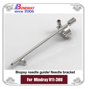 Needle bracket, biopsy needle guide for Mindray ultrasound transducer V11-3HU 