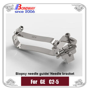 Biopsy Needle Guide For GE Convex Ultrasound Transducer C2-5, Needle Bracket
