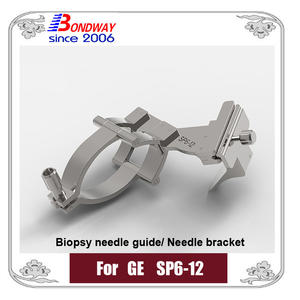 GE needle guide for ultrasound transducer SP6-12, GE biopsy needle bracket