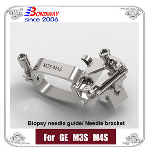 GE biopsy needle guide for phased array transducer M3S  M4S, needle bracket