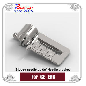 GE transperineal biopsy needle guide for transducer ERB, biopsy needle bracket