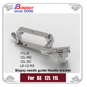 Biopsy Needle Guide For GE Linear Ultrasound Transducer 12L 12L-RS 12L-SC L6-12-RS 11L-D 11L Needle Bracket