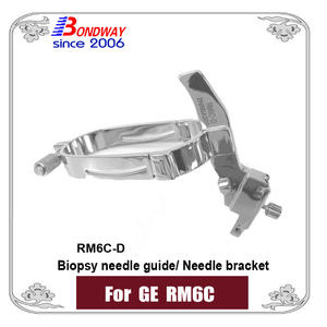biopsy needle guide for GE 3D/4D probe RM6C RM6C-D volume ultrasound transducer
