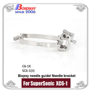 SuperSonic Stainless Steel Biopsy Needle Bracket, Reusable Needle Guide For Convex Array Ultrasound Transducer XC6-1 C6-1X SC6-1(II)