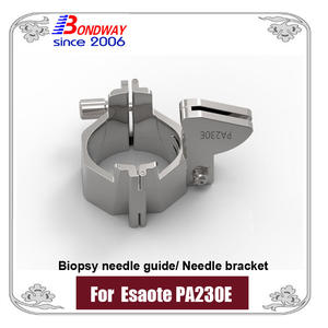 reusable biopsy needle bracket, needle guide for Esaote phased probe PA230E
