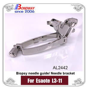 biopsy needle bracket, needle guide for Esaote linear transducer L3-11 AL2442