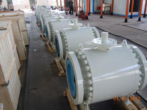 Trunnion Mounted Ball Valve, large size trunnion ball valve supplier in China