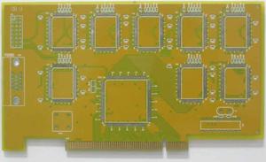 4L Yellow HASL Gold-finger Circuit Board