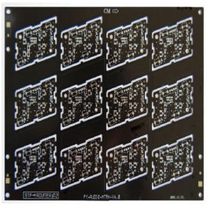 fabrication 4L 0.5oz rogers black immersion gold board pcb manufacturer