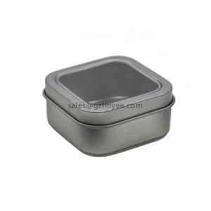 China best candle tin with window supplier