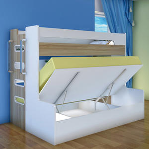 Twins Bed Wall Bunk Bed, Wholesale Children Folding Bunk Bed