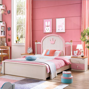 Bed Kids Rest House Beds Children Bedroom Pink Furniture Sets For Girls