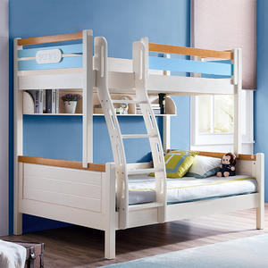 Wholesale Cheap Wooden Kids Bunk Bed Set