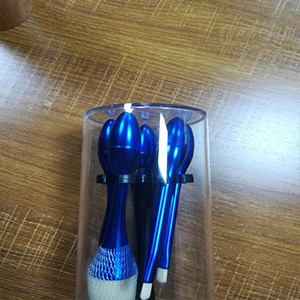 makeup brush case plastic injection mold and product