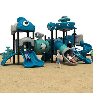 wholesale Ocean animal theme outdoor slide amusement park for kids 