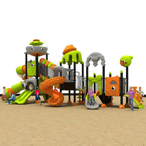professional outdoor park plastic Children slide combination manufacturer